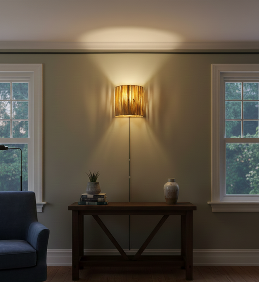 Wall Mount Sconce Light, Natural-Light for Home restaurants and offices.