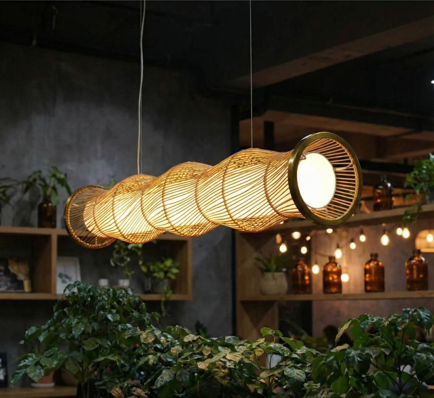 Radiant Ribbons - Pendant lamp for home office's and restaurant