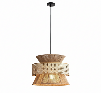 Layered Jute Hanging Lamp for Home, restaurants and offices.