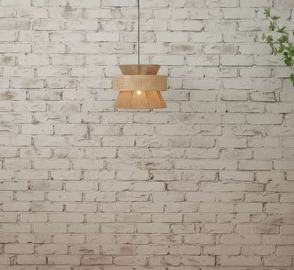 Layered Jute Hanging Lamp for Home, restaurants and offices.