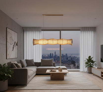 Radiant Ribbons - Pendant lamp for home office's and restaurant